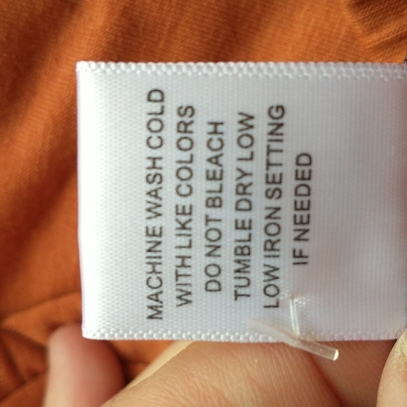 Paperdoll Strapless Dress in Rusty Orange Size L NWT - Picture 4 of 9